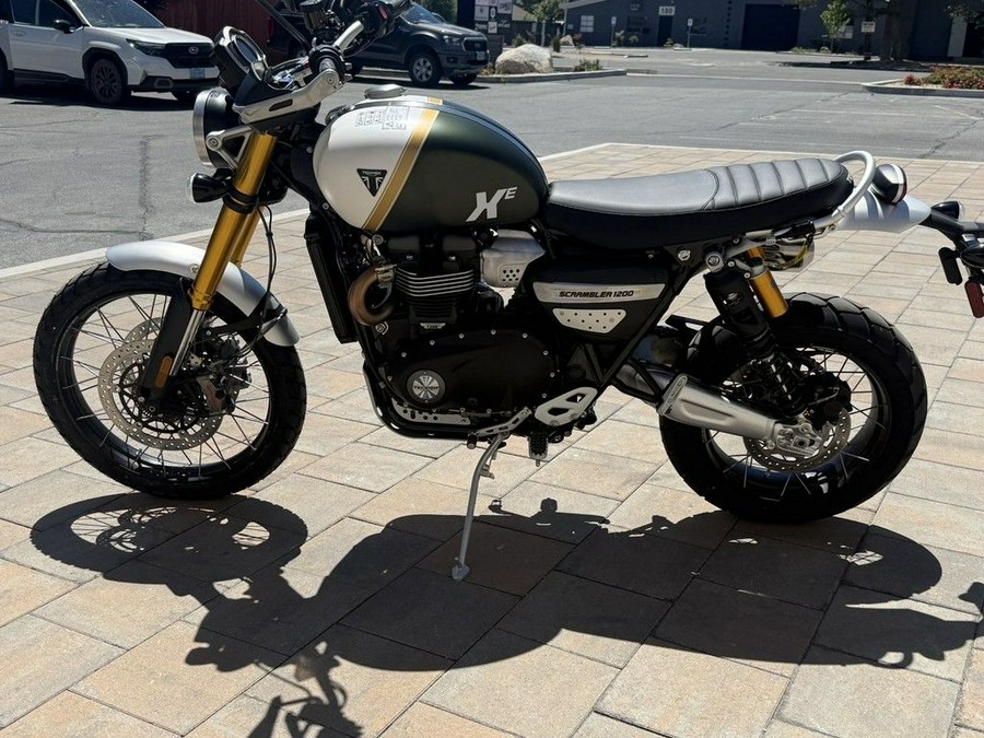 2026 Triumph Scrambler 1200 XE Matte khaki green