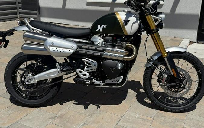 2026 Triumph Scrambler 1200 XE Matte Khaki Green