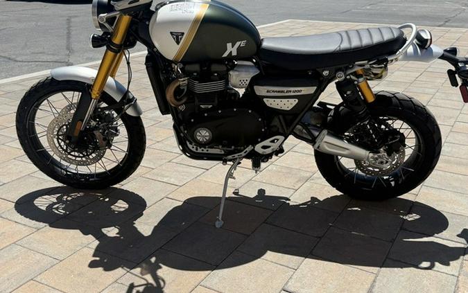 2026 Triumph Scrambler 1200 XE Matte Khaki Green