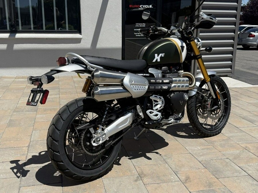 2026 Triumph Scrambler 1200 XE Matte khaki green