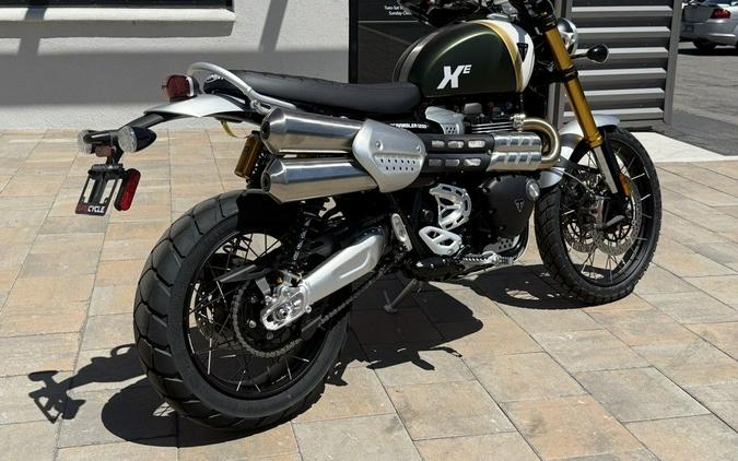 2026 Triumph Scrambler 1200 XE Matte khaki green