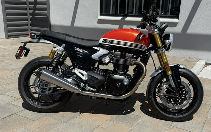 2026 Triumph Speed Twin 1200 RS Baja Orange/Sapphire black