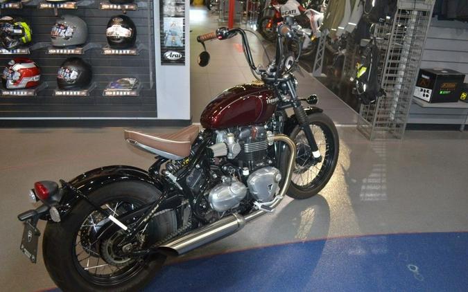 2017 Triumph Bonneville Bobber Morello-red