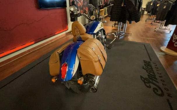 2017 Indian Motorcycle® Scout® ABS Brilliant Blue Over White and Red