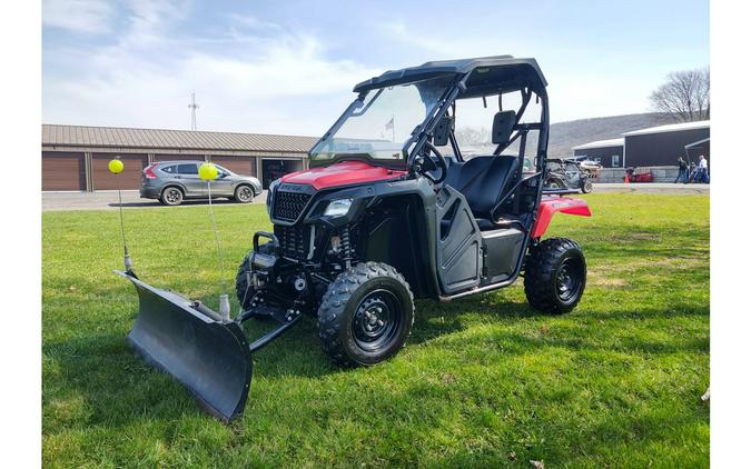 2015 Pioneer 500 - Winch / Plow - Honda