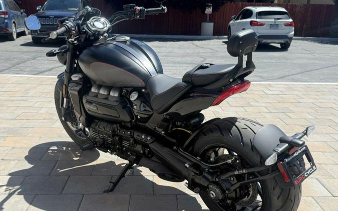 2026 Triumph Rocket 3 Storm GT Matte Sapphire Black/Satin Granite