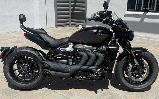 2026 Triumph Rocket 3 Storm GT Matte Sapphire Black/Satin Granite