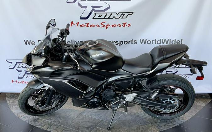 2022 Kawasaki Ninja® 650 Metallic Matte Graphenesteel Gray