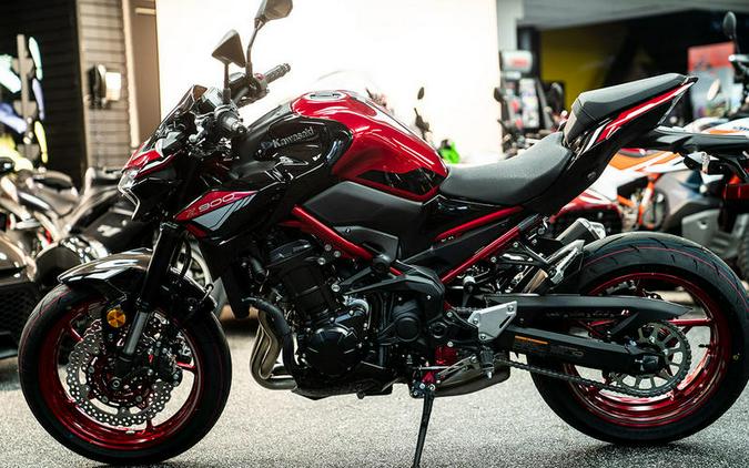 2024 Kawasaki Z900 ABS Candy Persimmon Red/Ebony