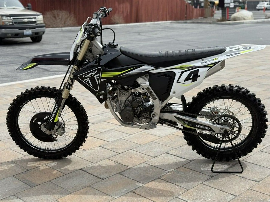 2025 Triumph TF 450-RC Edition Jet Black/Pure White