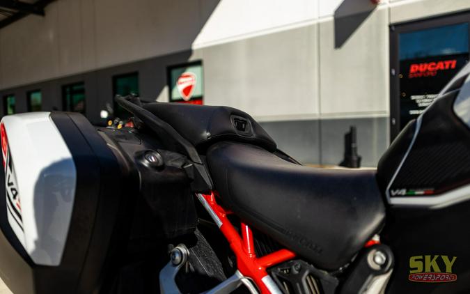 2023 Ducati Multistrada V4 S Iceberg White Alloy Wheels TravelRadar