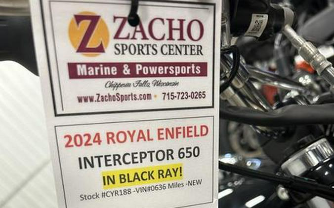 2024 Royal Enfield INT650 Black Ray