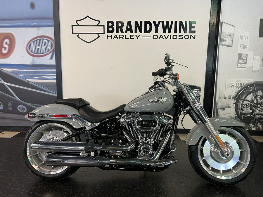 2024 Harley-Davidson Fat Boy 114 Billiard Gray FLFBS