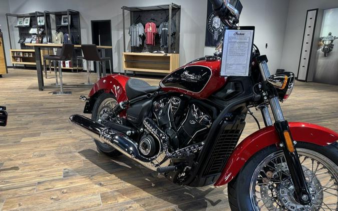 2025 Indian Scout Classic Limited +Tech Sunset Red Metallic