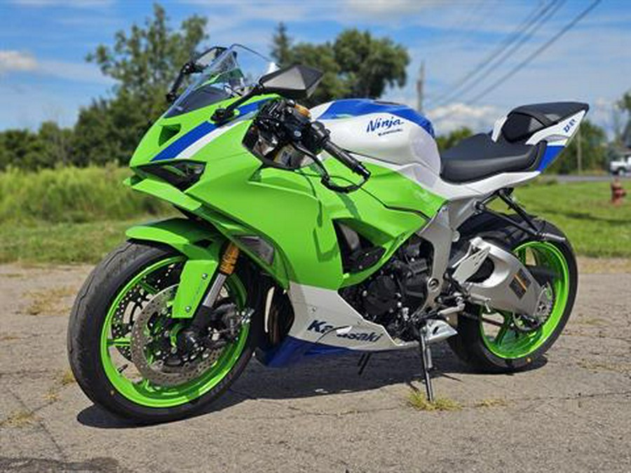 2024 Kawasaki Ninja ZX-6R 40th Anniversary Edition ABS