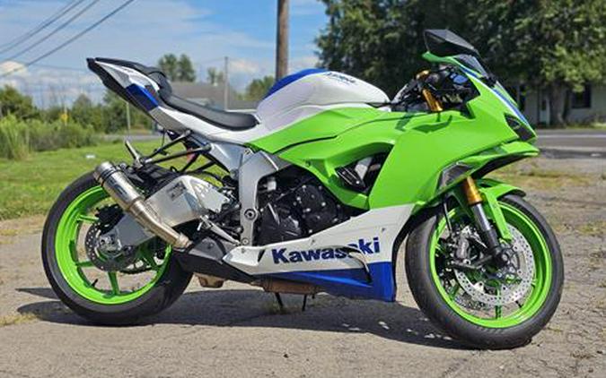 2024 Kawasaki Ninja ZX-6R 40th Anniversary Edition ABS