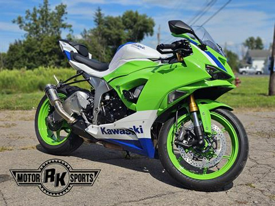 2024 Kawasaki Ninja ZX-6R 40th Anniversary Edition ABS
