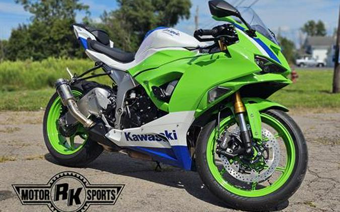 2024 Kawasaki Ninja ZX-6R 40th Anniversary Edition ABS