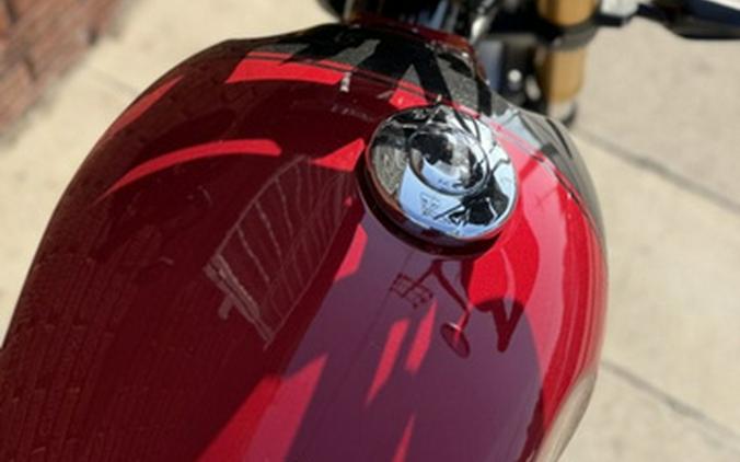 2024 Triumph Scrambler 400 X Carnival Red Phantom Black