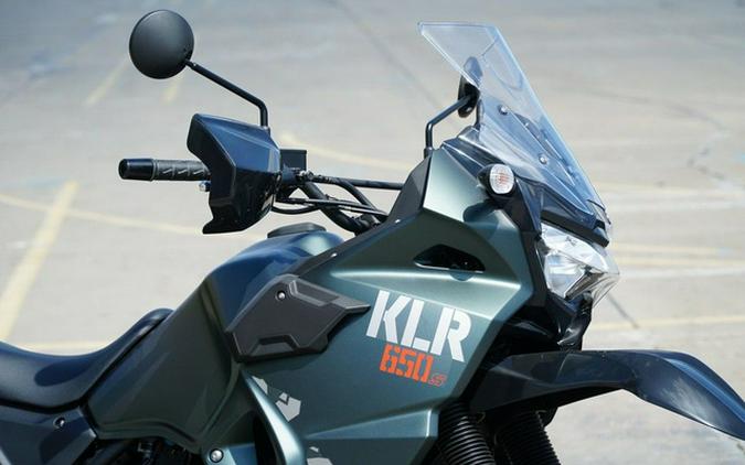 2025 Kawasaki KLR 650 S Metallic Matte Old School Green