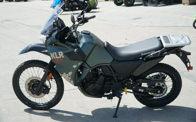 2025 Kawasaki KLR 650 S Metallic Matte Old School Green
