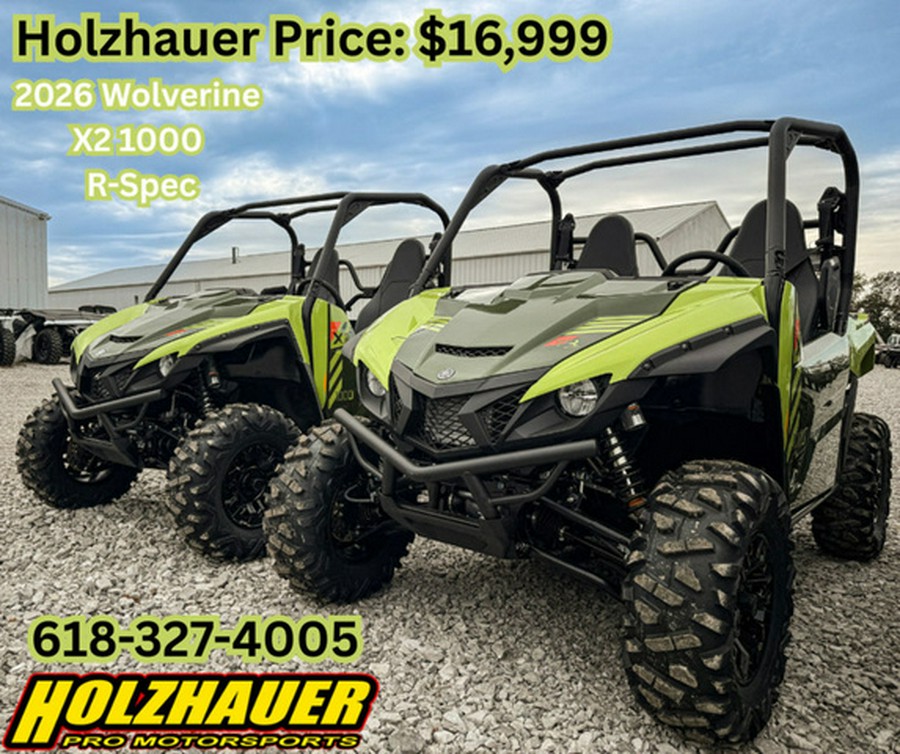 2026 Yamaha Wolverine X2 1000 R-Spec