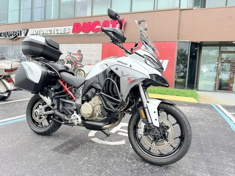2025 Ducati Multistrada V4 S Travel & Radar Iceberg White