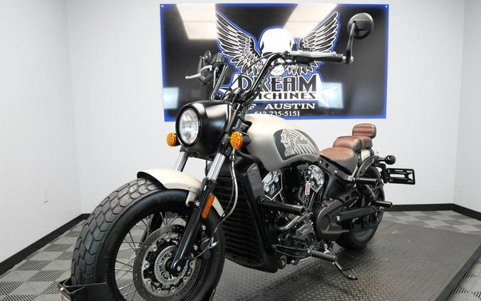 2023 Indian Motorcycle® Scout® Bobber Twenty ABS Silver Quartz Smoke