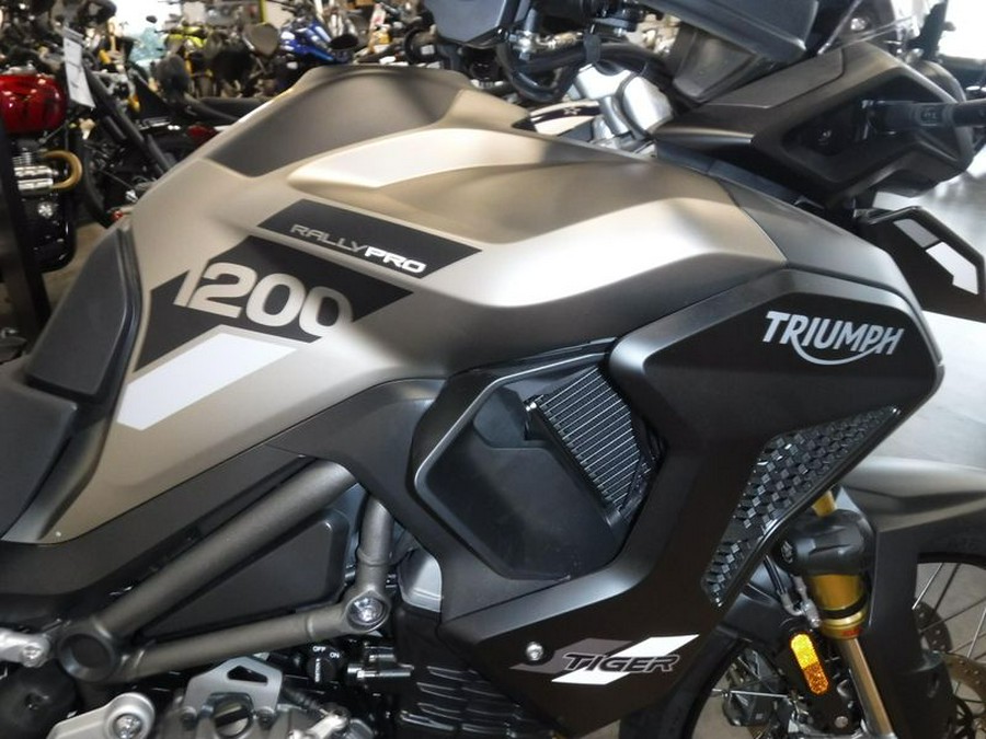 New 2025 Triumph Tiger 1200 Rally Pro Motorcycle in Kansas City, MO