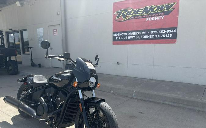 2025 Indian Motorcycle® Sport Scout® Black Metallic