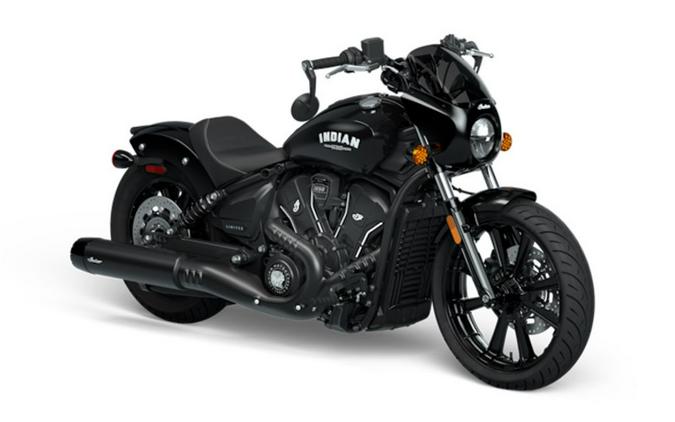 2025 Indian Motorcycle® Sport Scout® Limited +Tech Black Metallic