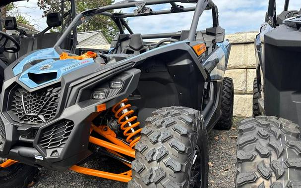 2026 Can-Am® Maverick X3 DS Turbo RR Scandi Blue & Orange Crush
