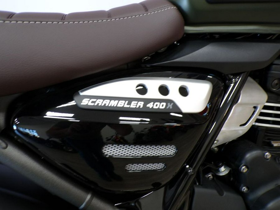 New 2025 Triumph SCRAMBLER 400 X