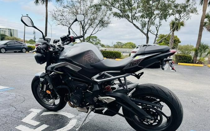2024 Triumph Street Triple 765 R Silver Ice