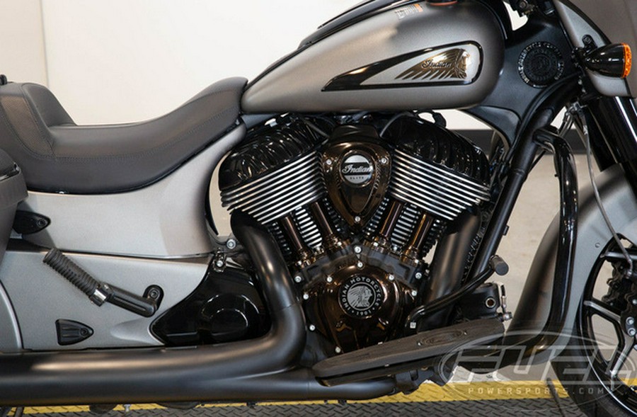 2022 Indian Chieftain Elite Heavy Metal Smoke With Polished B