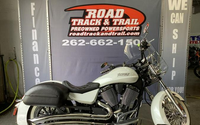 2013 Victory Motorcycles® Boardwalk™ Pearl White