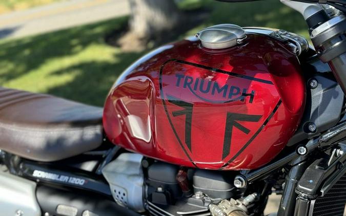 2024 Triumph Scrambler 1200 X Carnival Red