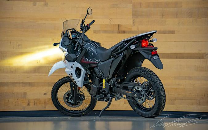 2025 Kawasaki KLR650 Pearl Crystal White/Metallic Carbon Gray A Pearl Crystal WhiteMetallic Carbon Gray