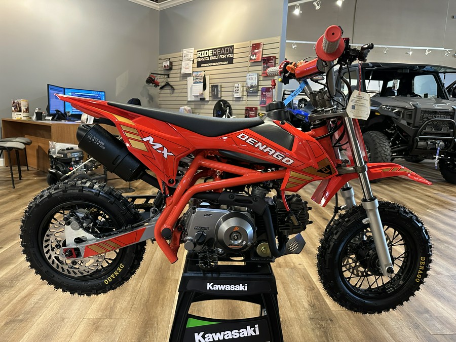 2026 Denago Powersports MX Dirt Bike Red - 111441