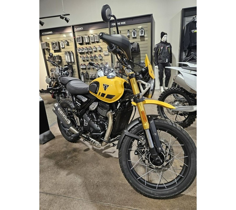 2026 Triumph Scrambler 400 XC Racing Yellow