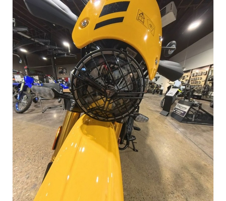 2026 Triumph Scrambler 400 XC Racing Yellow