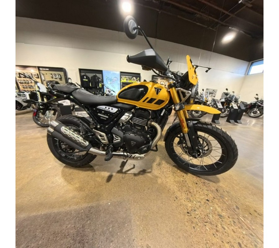 2026 Triumph Scrambler 400 XC Racing Yellow
