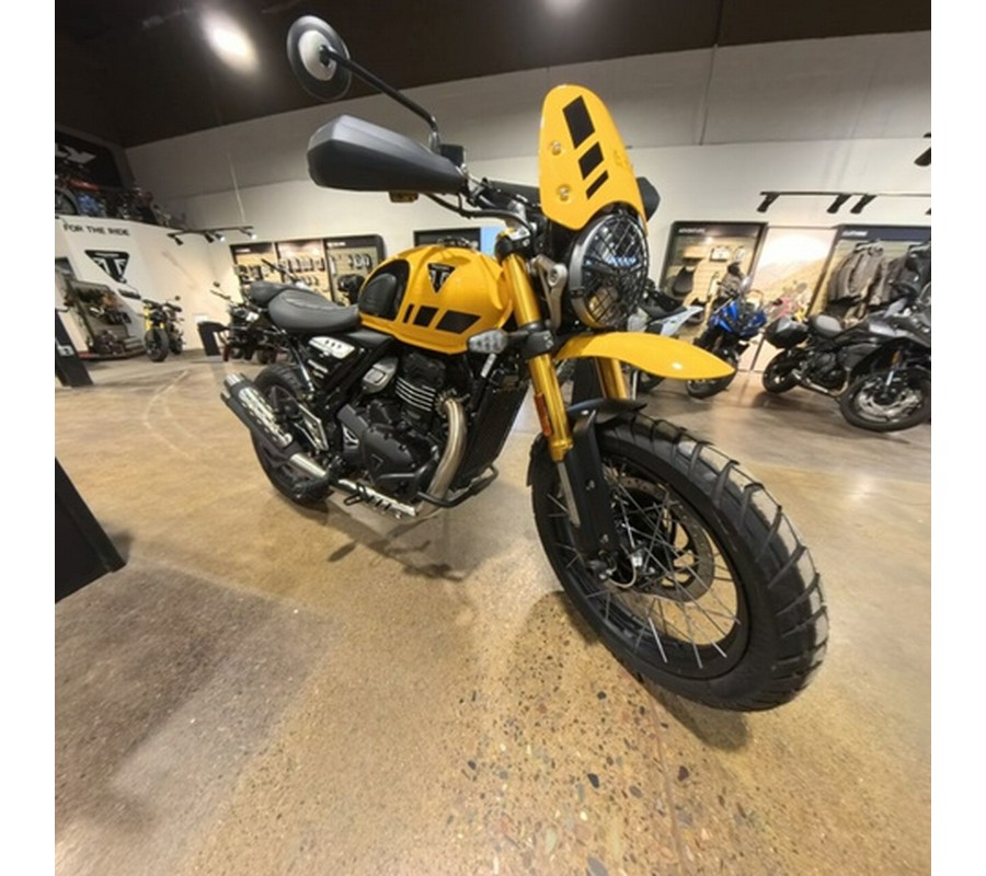 2026 Triumph Scrambler 400 XC Racing Yellow