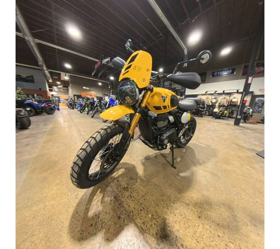 2026 Triumph Scrambler 400 XC Racing Yellow