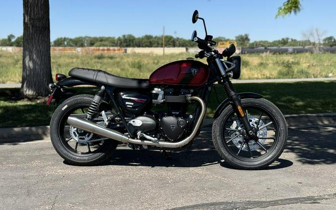 2024 Triumph Speed Twin 900 Carnival Red/Phantom Black