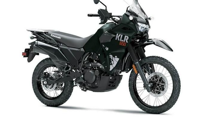 2025 Kawasaki KLR®650 Metallic Matte Old School Green