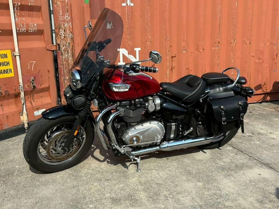 2018 Triumph Bonneville Speedmaster Cranberry Red