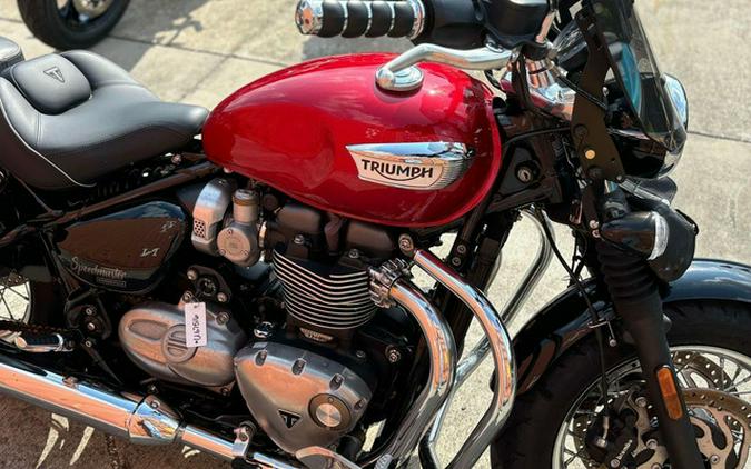 2018 Triumph Bonneville Speedmaster Cranberry Red