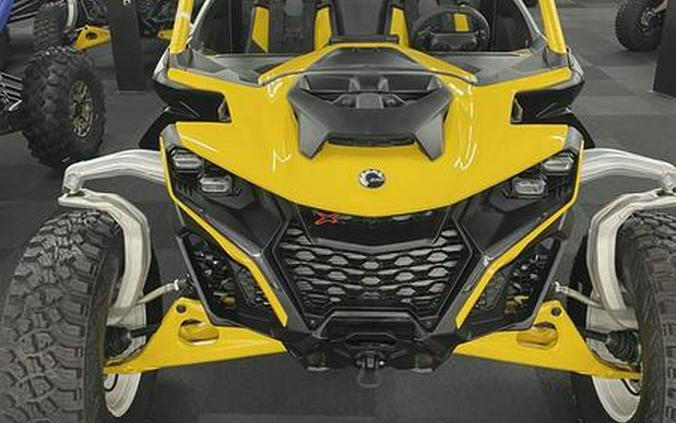 2024 Can-Am® Maverick R X RS with Smart-Shox Carbon Black & Neo Yellow