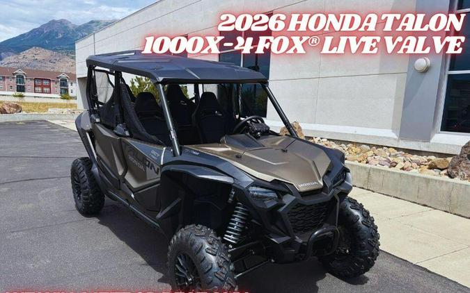 2026 Honda Talon 1000X-4 FOX Live Valve